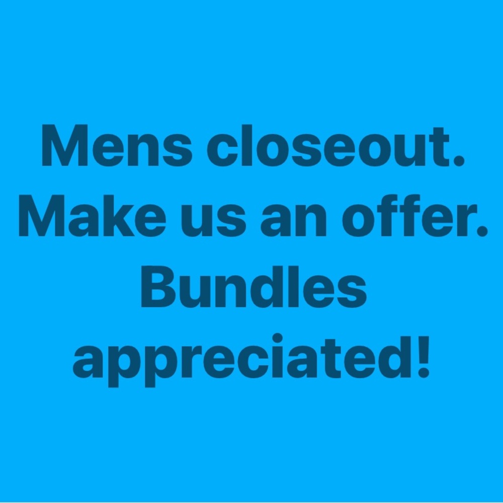 Men's pants Closeout Offer